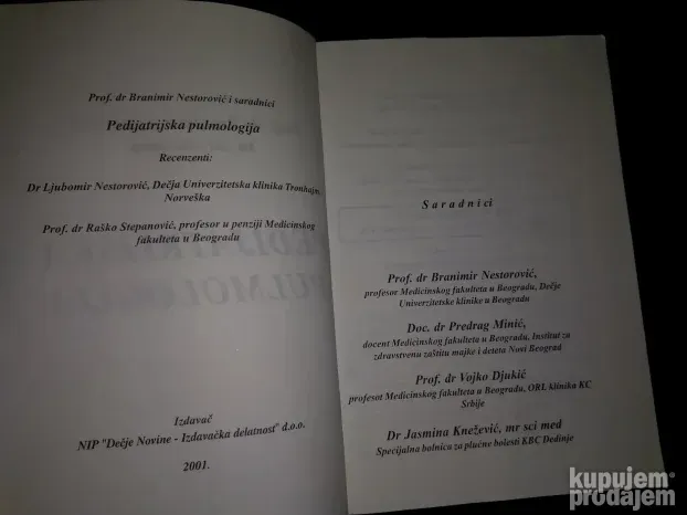 Pedijatrijska pulmologija - Nestorovic Branimir