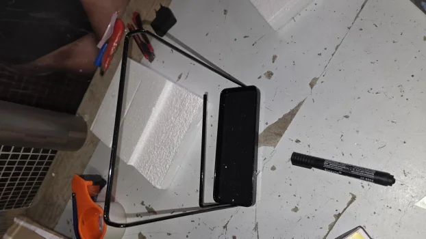 YAMAZAKI Tower 6988 stalak za nakit, čelik, crna