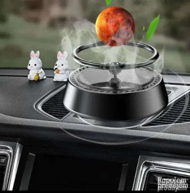 Miris za auto Solarni Difuzor Mesec Foka i Helikopter