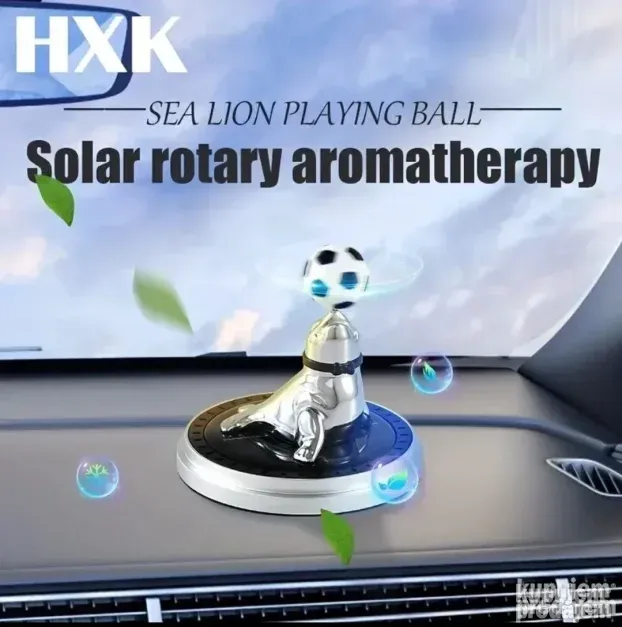 Miris za auto Solarni Difuzor Mesec Foka i Helikopter