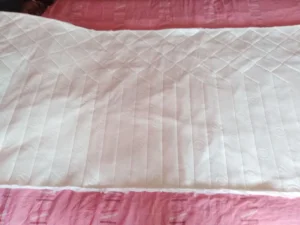 Prostirka bela restl 97x215