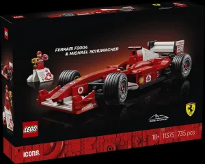 LEGO ICONS 11375 Ferrari F2004 & Michael Schumacher