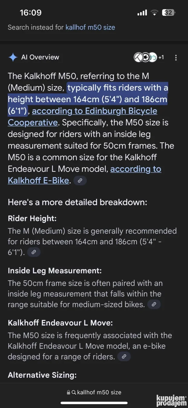 Kalkhoff Voyager DLX muski bicikl