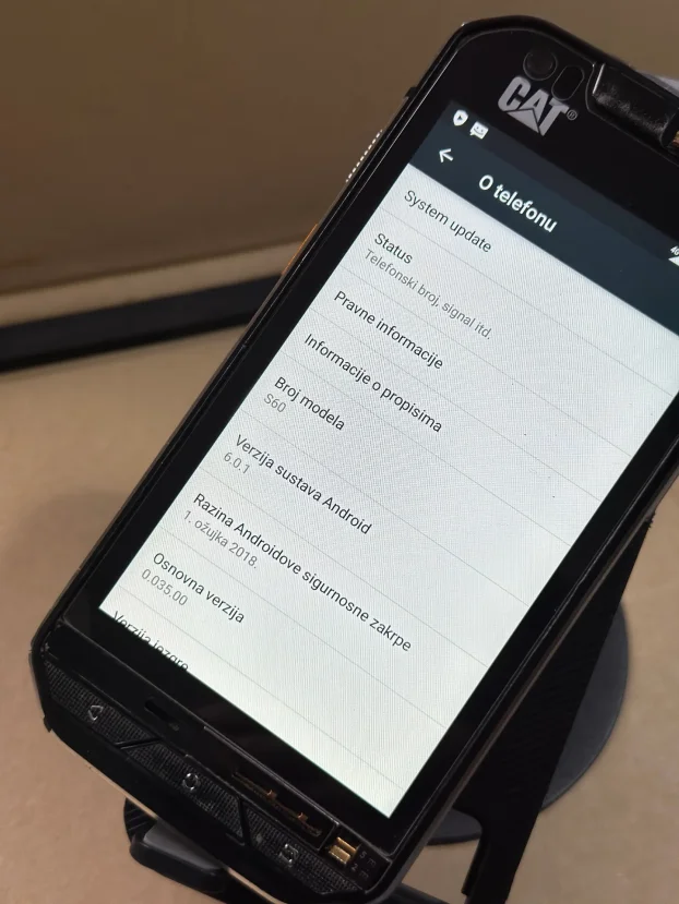 Cat S60 - Termalna CAMERA