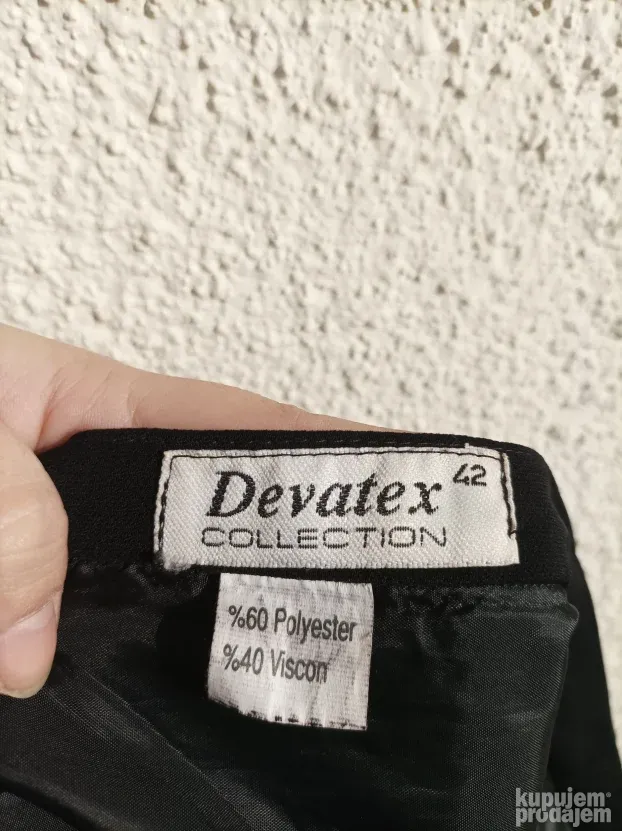 Crna Elegantna Suknja M/L