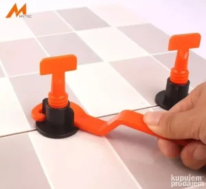 Nivelatori za keramiku, plocice 50 komada + zavijac