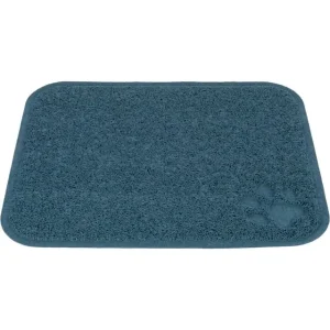 Podmetač/otirač za mace toalet pvc 37x45cm plava