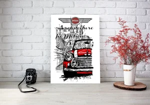 Mini Architecture - Retro slika - Razne dimenzije