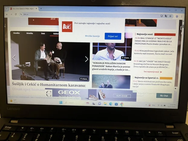 Lenovo ThinkPad X270 - i5 6300, 8GB, 10h Baterija 68+