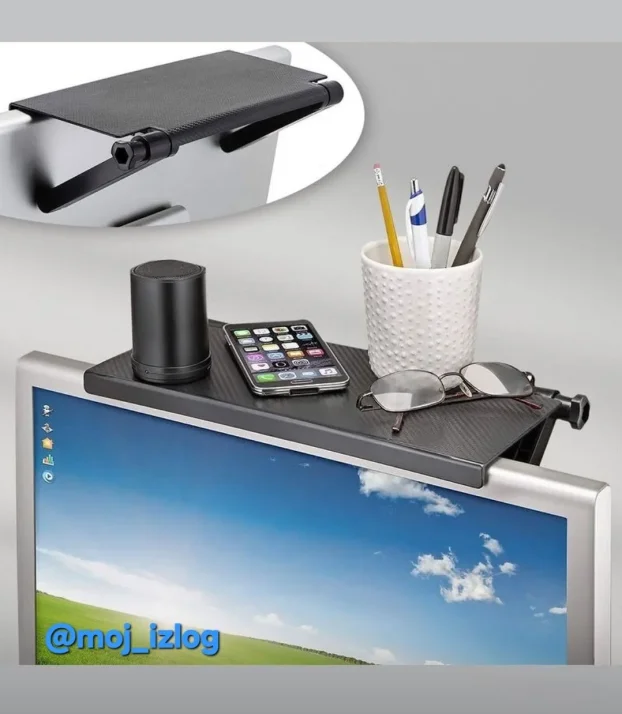 Polica za tv i monitor za set top box i ruter