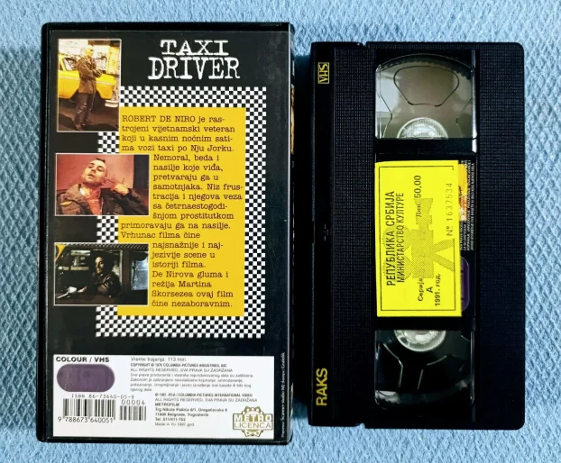 Taxi Driver-Taksista/Robert De Niro,Jodie Foster/-VHS