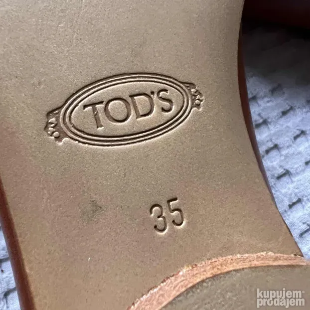 TOD'S ORIGINAL NOVE zenske mokasine cipele 35 22cm