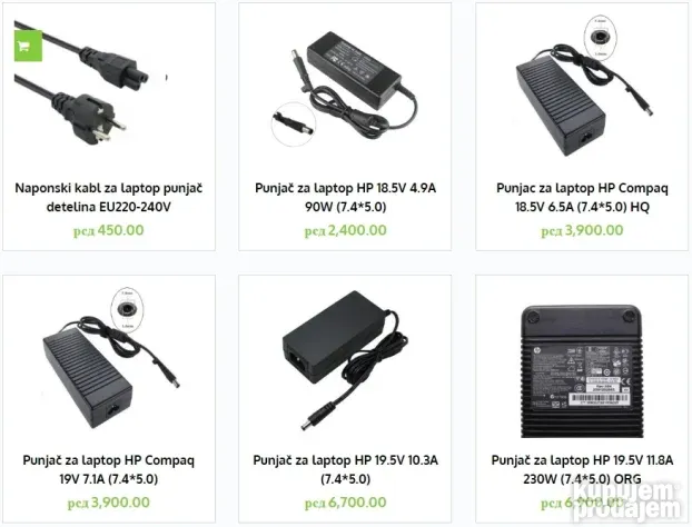 Punjač za HP laptop - svi modeli - NOVO SA GARANCIJOM !