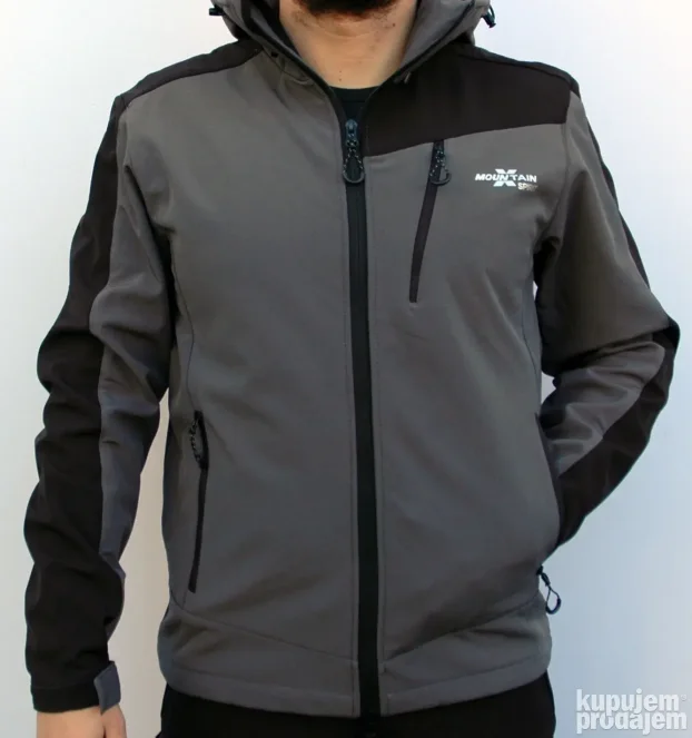 Softshell jakna MS 1720 sivi BESPLATNA POSTARINA