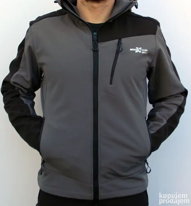 Softshell jakna MS 1720 sivi BESPLATNA POSTARINA