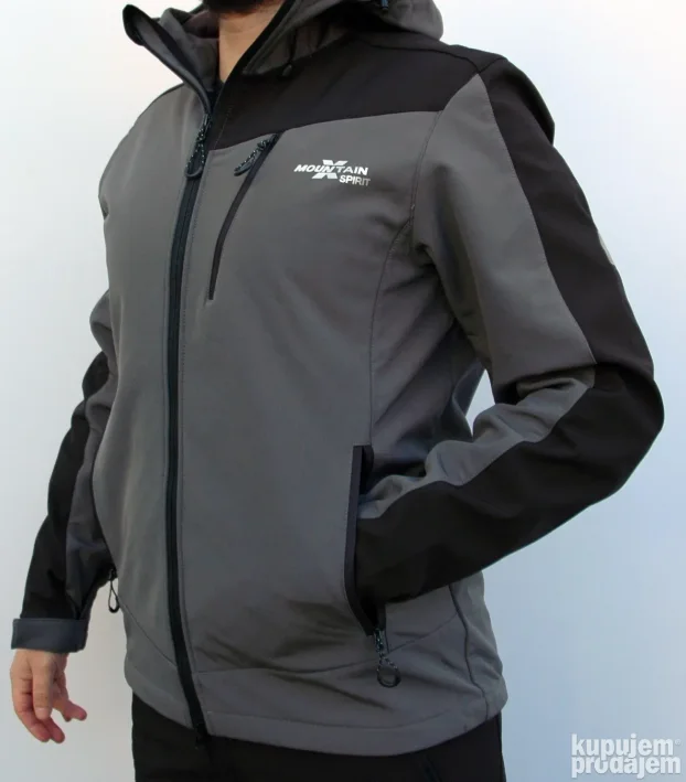 Softshell jakna MS 1720 sivi BESPLATNA POSTARINA