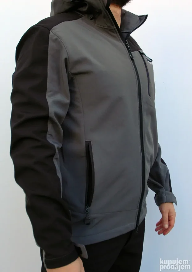 Softshell jakna MS 1720 sivi BESPLATNA POSTARINA