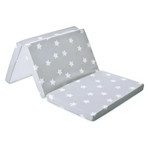 Dušek za prenosivi krevetac Classic 60x120x5 Grey Stars NOVO