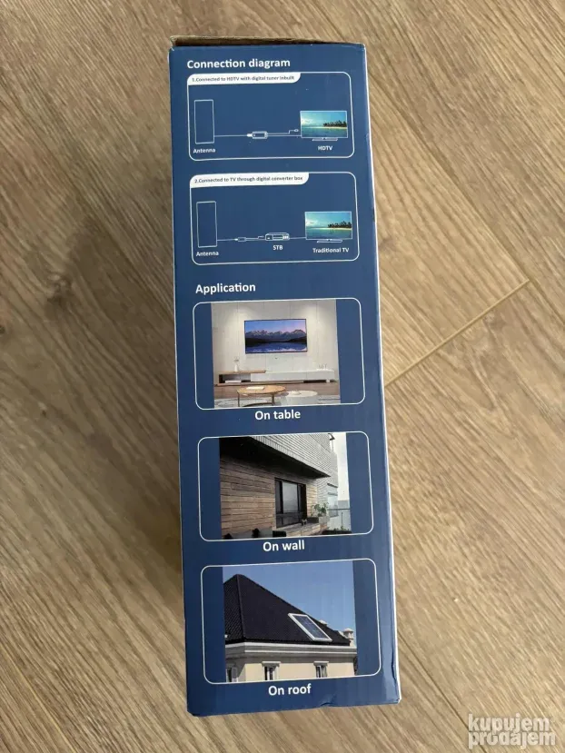 Digitalna HDTV Antena DVB T/T2 4k ultra HD L