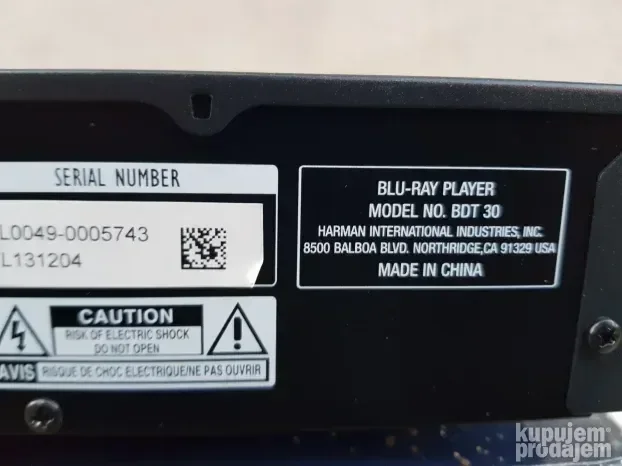 Harman Kardon BDT 30 Blu-Ray kao nov!