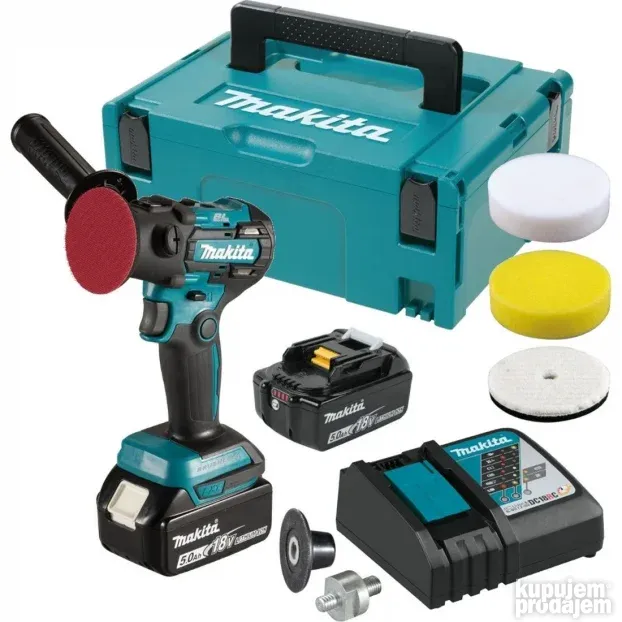 MAKITA DPV300RTJ Aku Mašina Za Poliranje (2x5,0Ah)