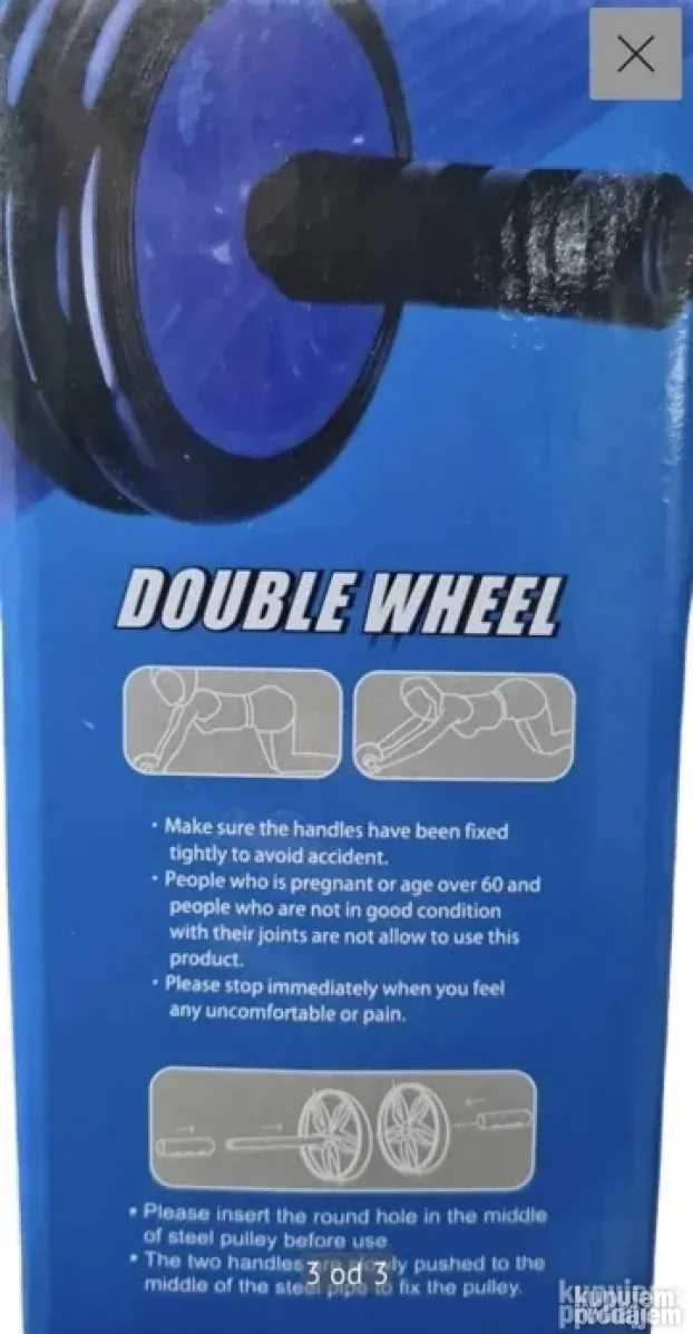 Tocak-Tocak za trbusnjake-Tocak za vezbanje-Dupli tocak