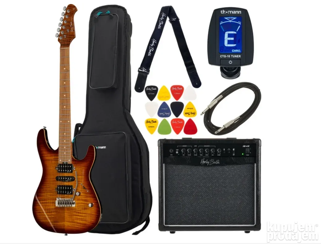 Harley Benton Fusion Ⅲ ギグバッグセット Harley Benton Fusion-III HH EB OCT w/Bag – United States