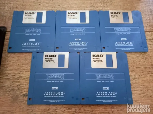 Elvira - 5 originalnih disketa (Amiga 500, 1000, 2000)