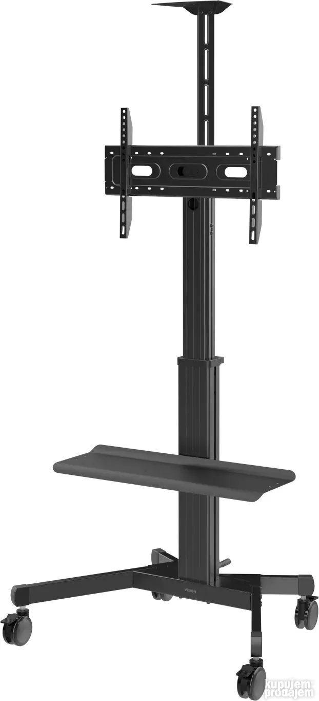 Vision VFM-F22 Adjustable Height Floor Stand 31-80 "Black