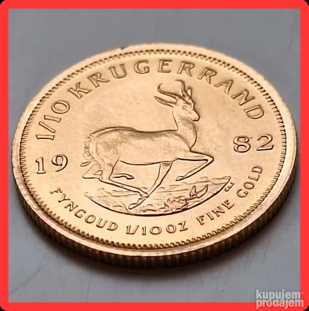 Juzna Afrika Zlatnik 1/10 Oz 999