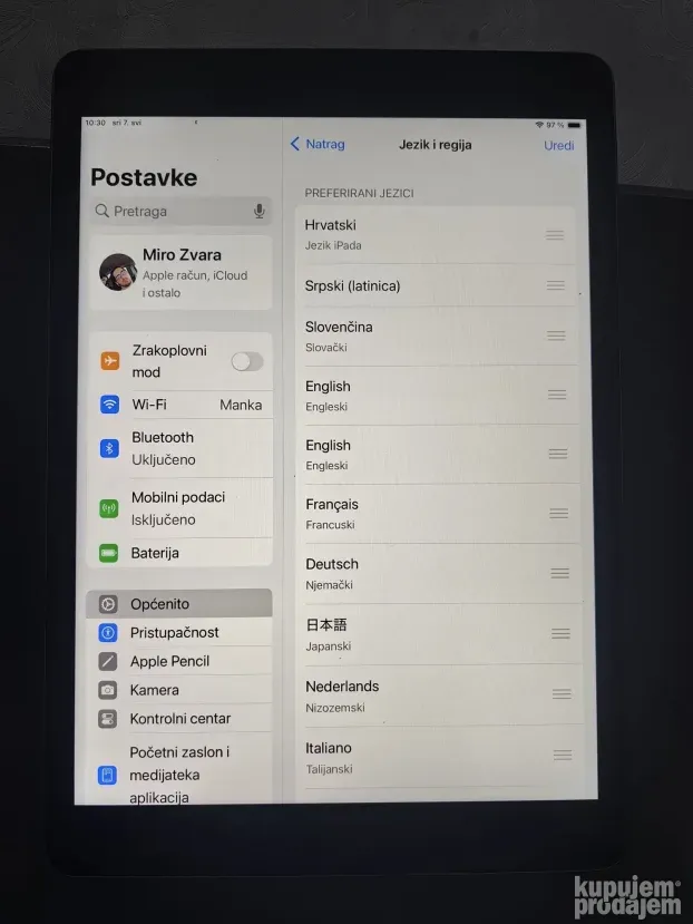 Ipad 8 10.2 sa sim slotom