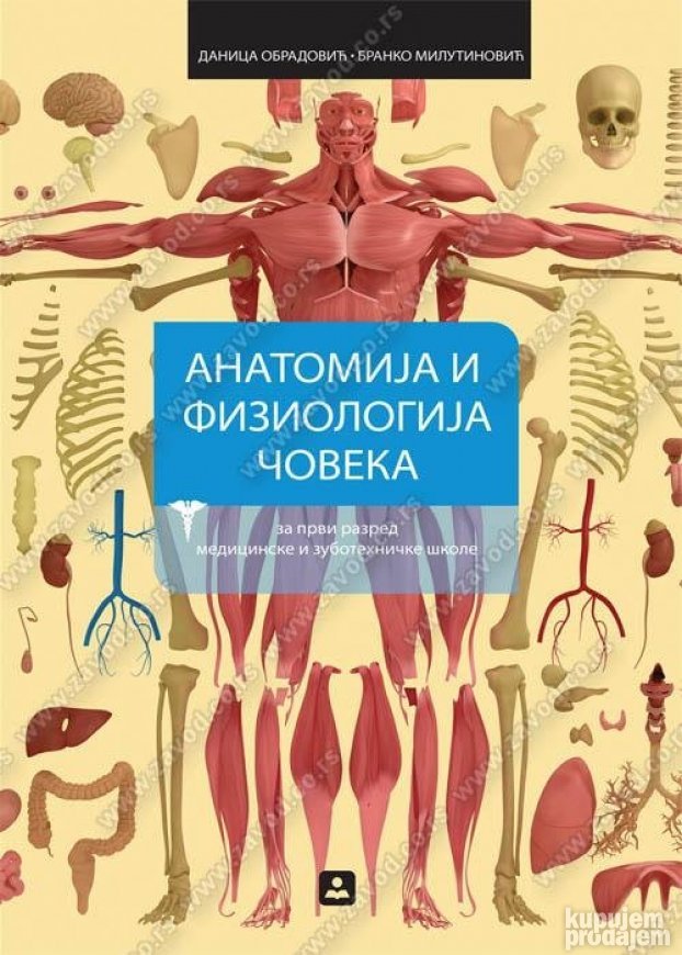 ANATOMIJA I FIZIOLOGIJA ČOVEKA za 1. razred medicinske i zub