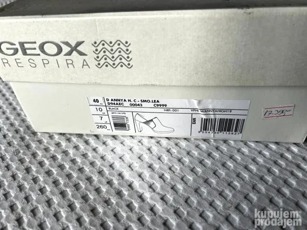% GEOX ANNYA ORIGINAL NOVE zenske cipele gleznjace 40
