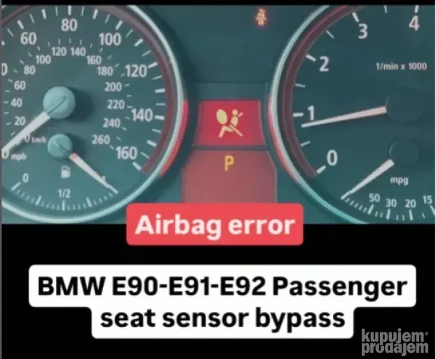 Gasenje Airbag greske - BMW E90-E91-E92