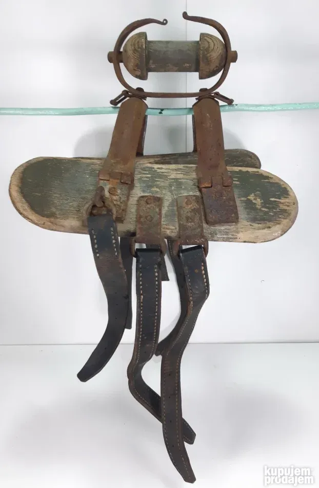 WW1 Nemacko sedlo/transportni nosac oruzja za konje/mazge RE