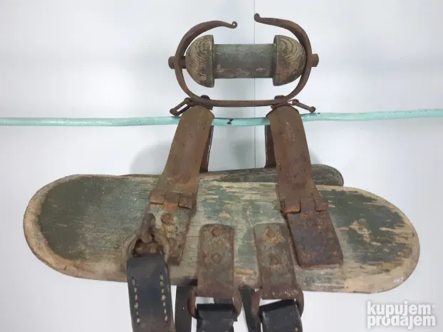 WW1 Nemacko sedlo/transportni nosac oruzja za konje/mazge RE