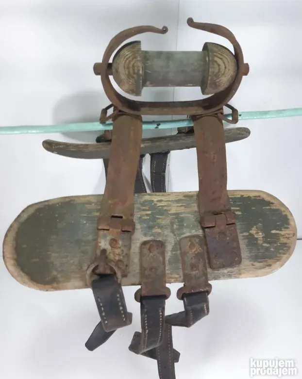 WW1 Nemacko sedlo/transportni nosac oruzja za konje/mazge RE