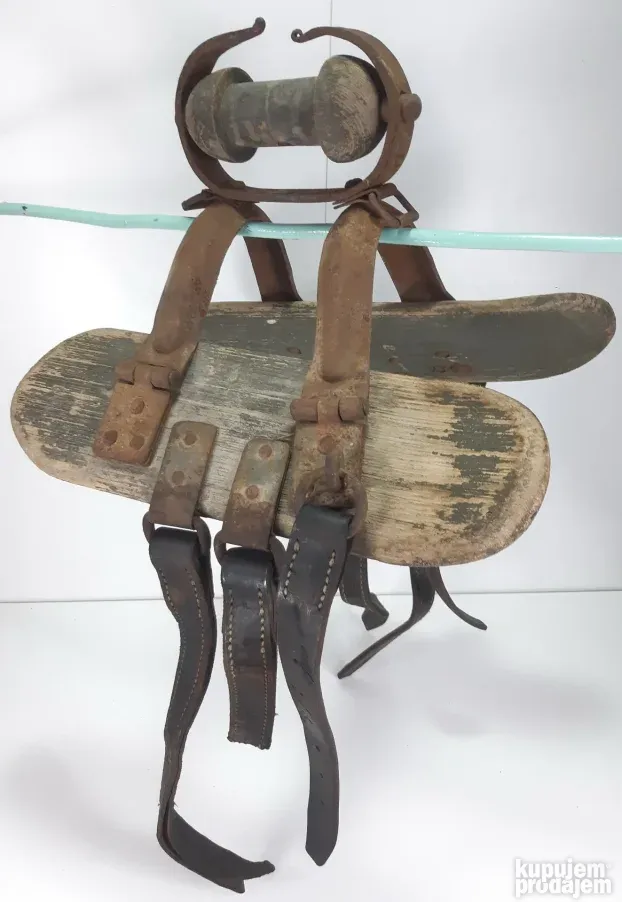 WW1 Nemacko sedlo/transportni nosac oruzja za konje/mazge RE
