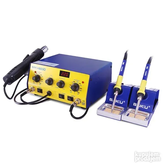 BAKU BK-603D  3 u 1 Lemna i Rework Stanica sa LED Displejom