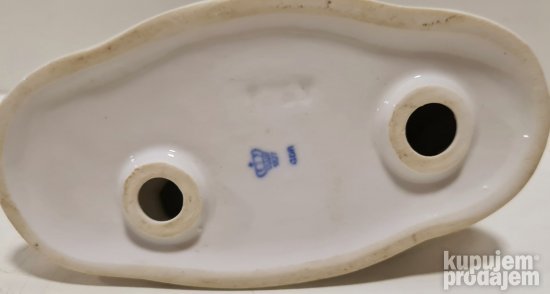 Prelepa stara figura Patkice - GDR porcelan