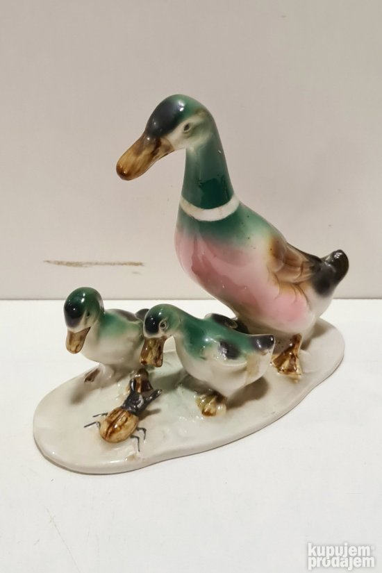 Prelepa stara figura Patkice - GDR porcelan