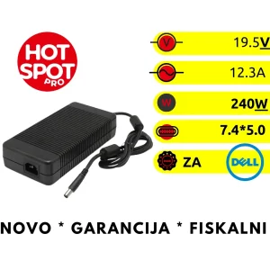 Punjač za laptop Dell 19.5V 12.3A