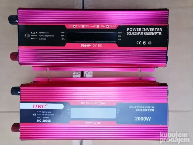 Pretvarač sa 12v na 220v 2000w