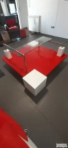 Pult za izlaganje robe medijapan staklo prohrom EXTRA CENA