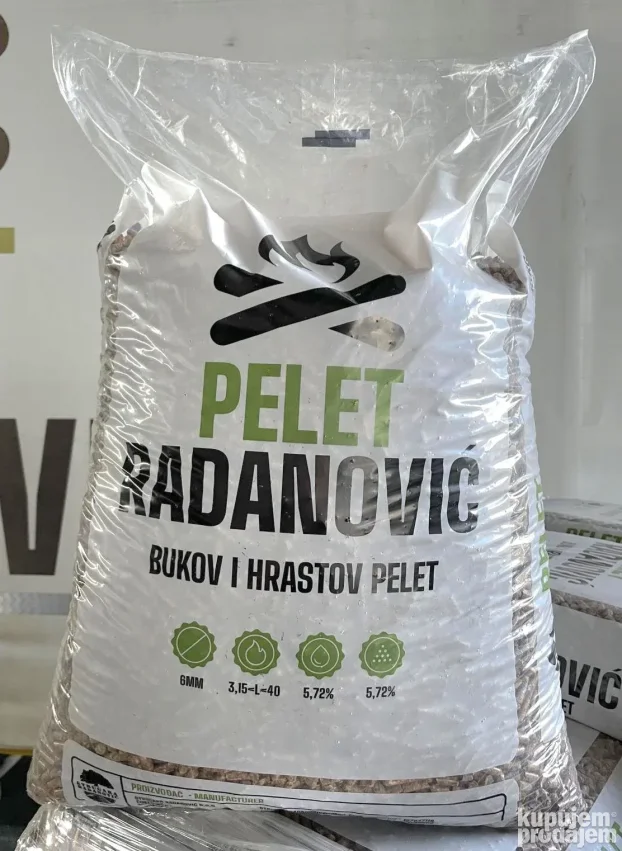 Pelet 100% cist hrast,ukljucen prevoz!