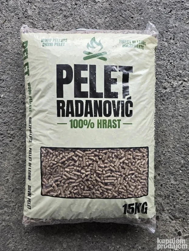 Pelet 100% cist hrast,ukljucen prevoz!