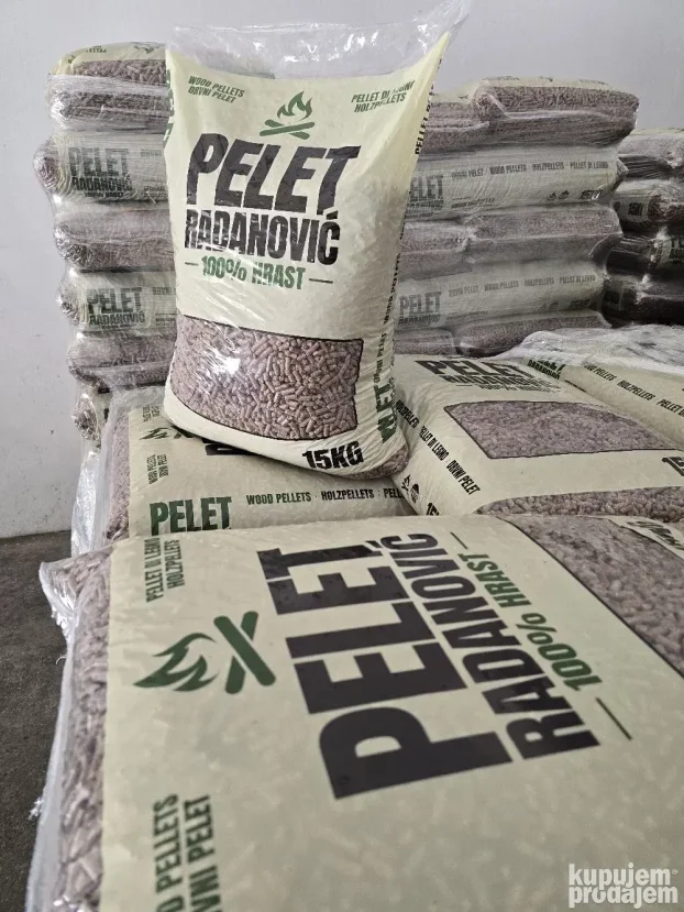Pelet 100% cist hrast,ukljucen prevoz!