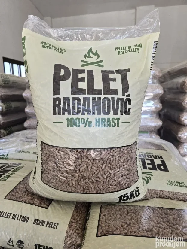 Pelet 100% cist hrast,ukljucen prevoz!