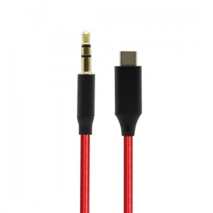 Audio Aux kabal X-008 type C na 3,5 mm - Crvena