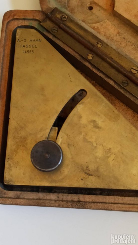 Artiljerijski kvadrant,klinometar A.-G.Hahn Cassal